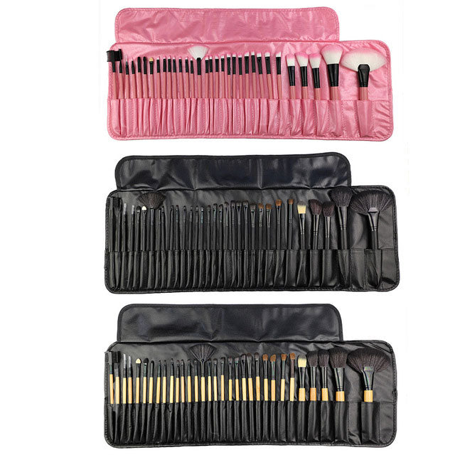 32pcs Cosmetic Makeup Premium Synthetic Brushes Set with Bag