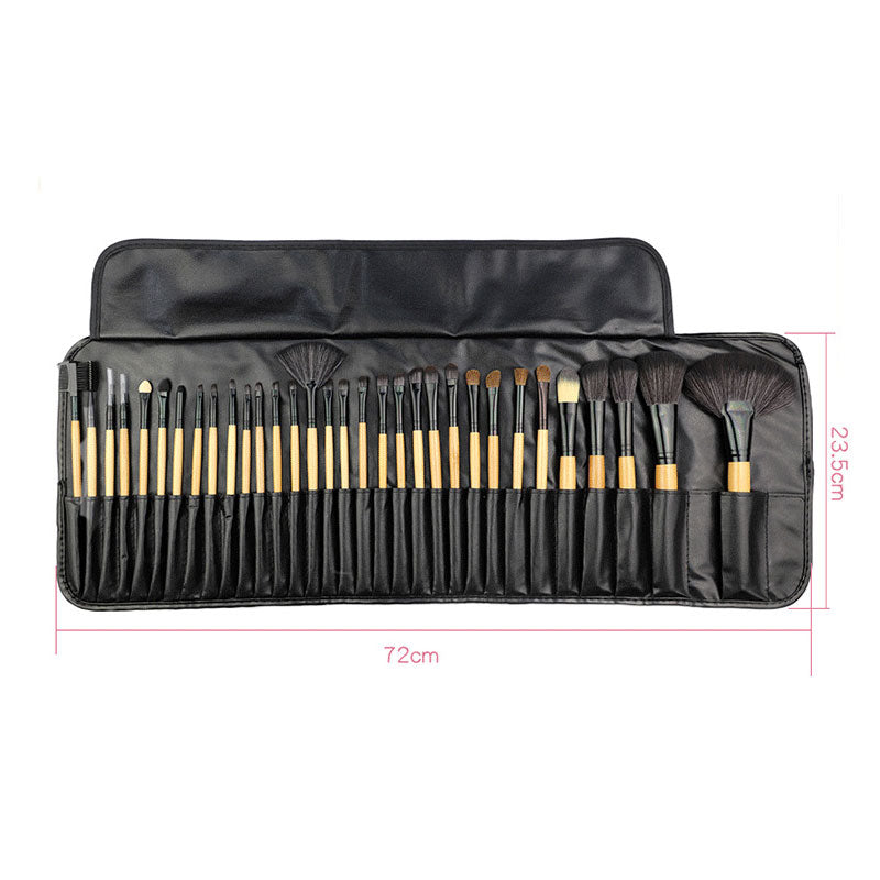 32pcs Cosmetic Makeup Premium Synthetic Brushes Set with Bag