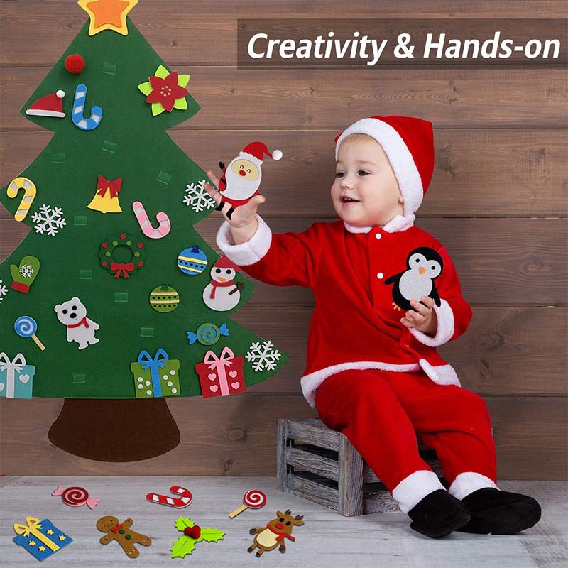 33pcs DIY Christmas Tree Wall Hanging Decorations