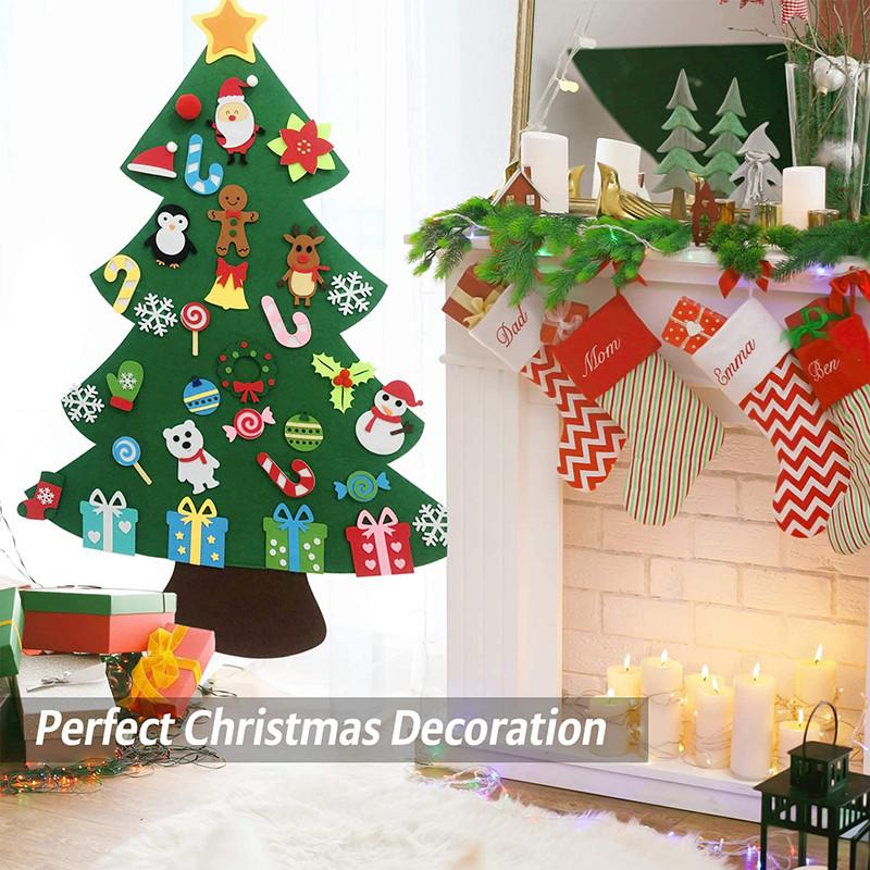 33pcs DIY Christmas Tree Wall Hanging Decorations