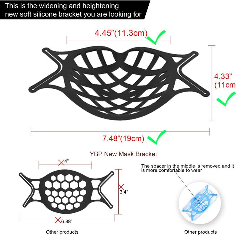 3D-Face-Silicone Inner-Support Frame Mask Bracket Holder