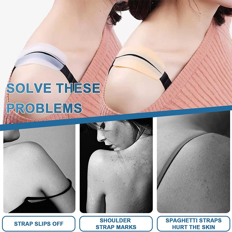 2 Pairs Silicone Shoulder Pad Bra Strap Holder Cushions – Wise Living NZ