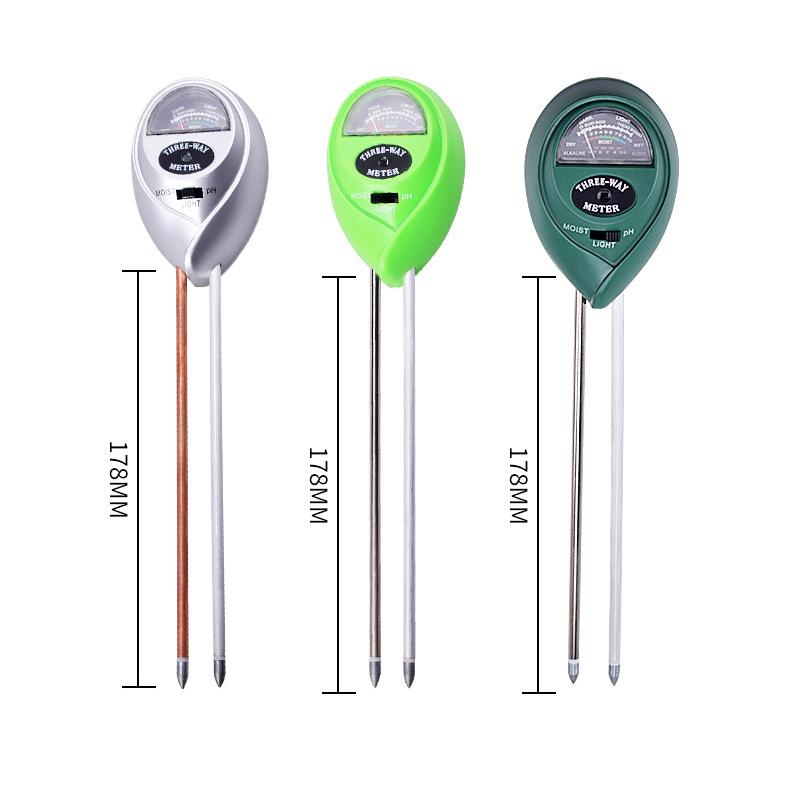 3 in1 Soil PH Tester Water Moisture Light Test Meter Kit