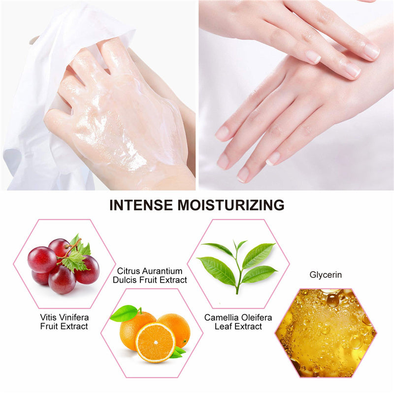 5 Pairs Hands Moisturizing Gloves Hand Skin Repair Renew Mask