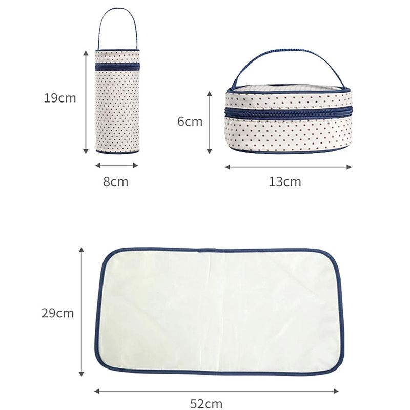 5pcs/set Women Travel Bag Waterproof Diaper Bag