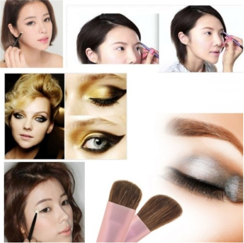 5pcs Makeup Eyeshadow Brush Set with Case