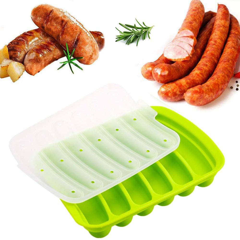 DIY Sausage Making Mold Silicone Burger Hot Dog Kitchen Maker Mould