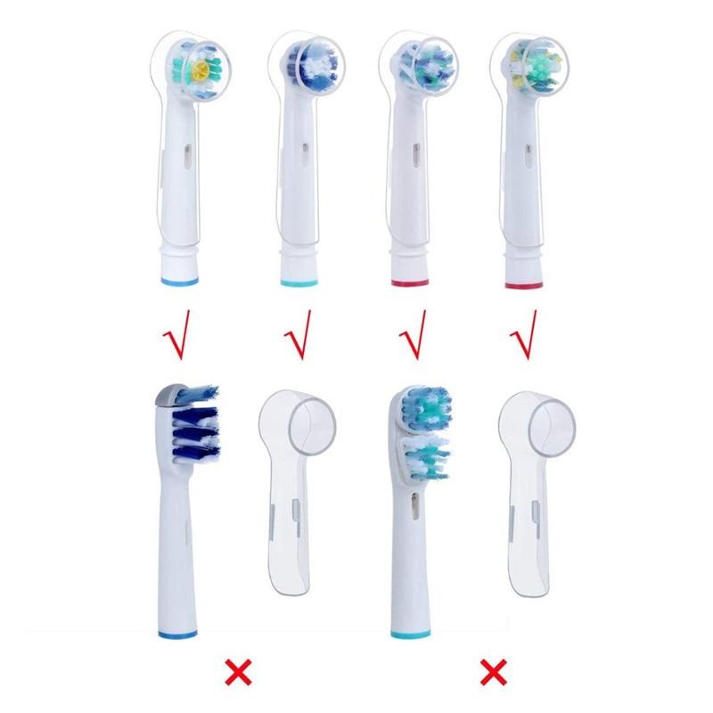 6pcs Electric Toothbrush Head Covers Protective Case Cap