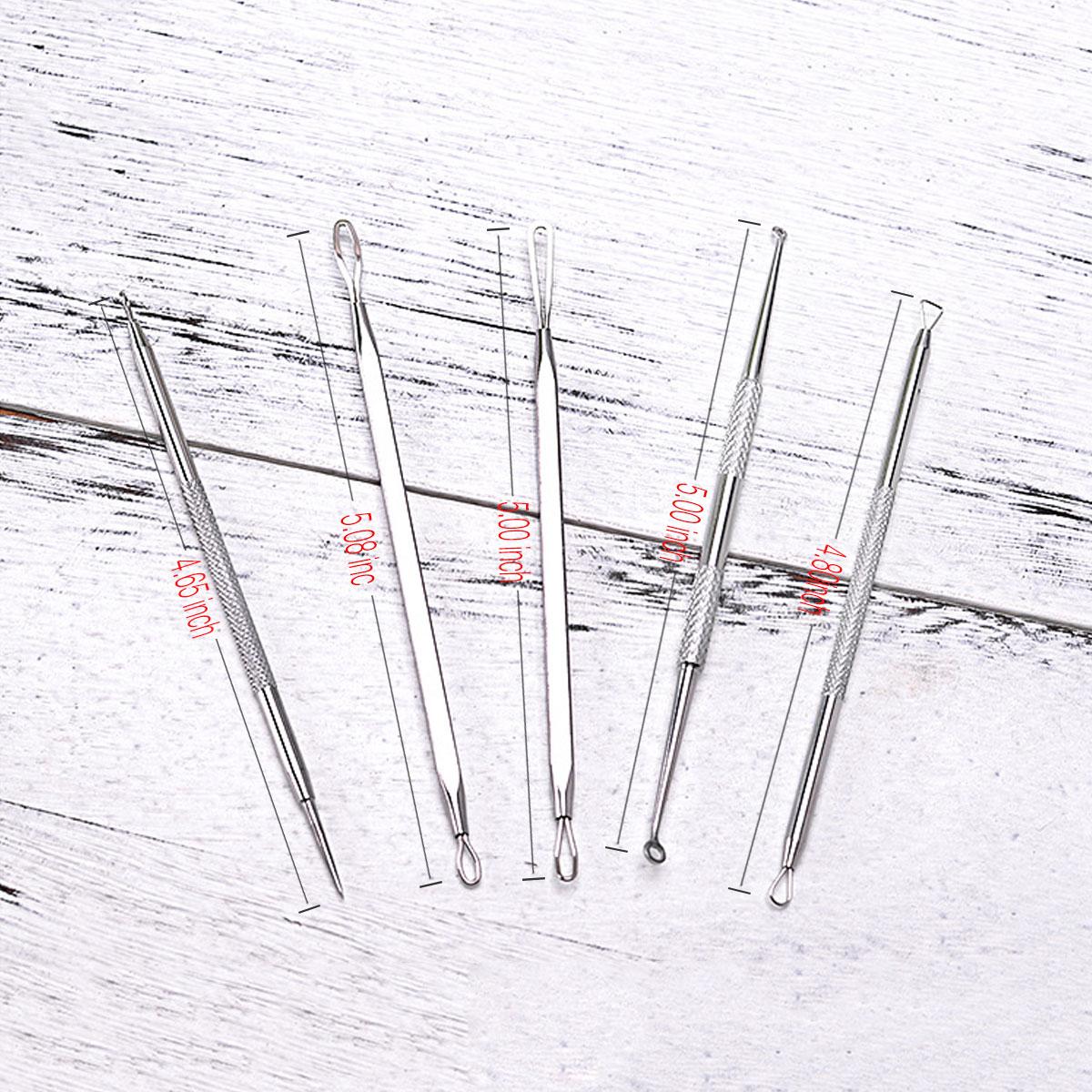 5-Piece Blackhead Acne Removal Kit Needle Exactor