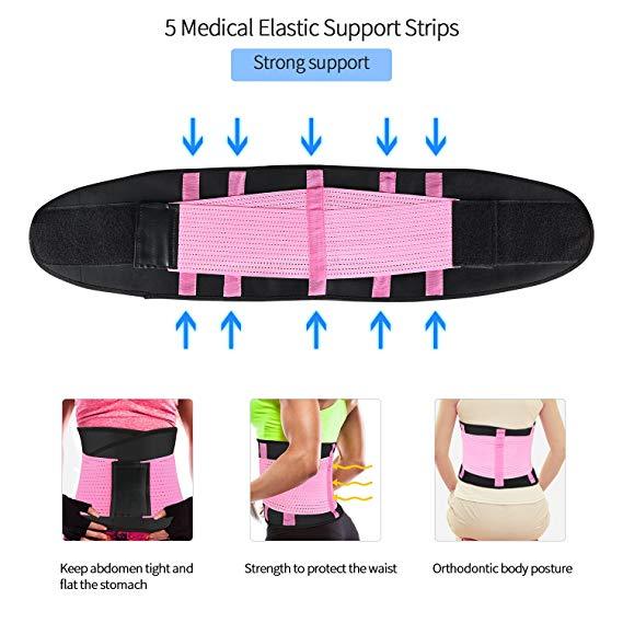 Unisex Hot Shaper Waist Trainer Neoprene Belt Waist Cincher Trimmer