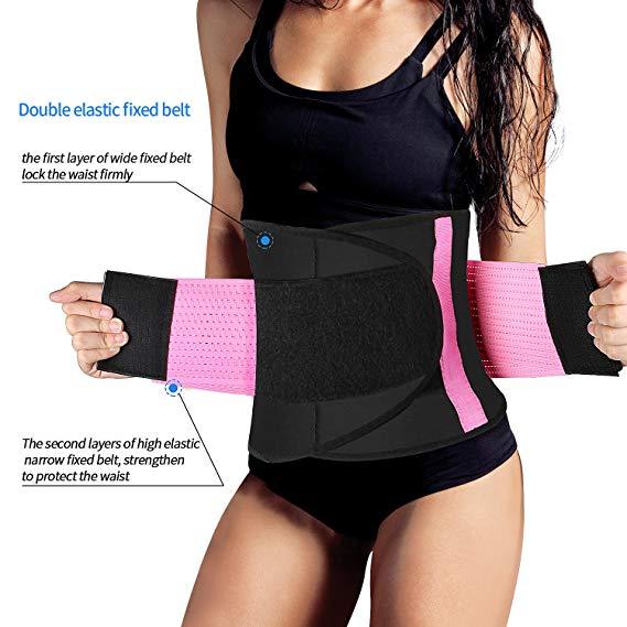 Unisex Waist Trainer Neoprene Belt Waist Cincher Trimmer