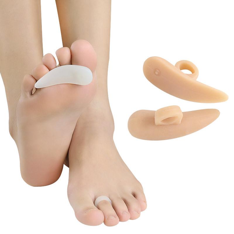 2 Pairs Feet Care Silicone Hammer Toe Separator Spacer Manicure Pedicure Tool