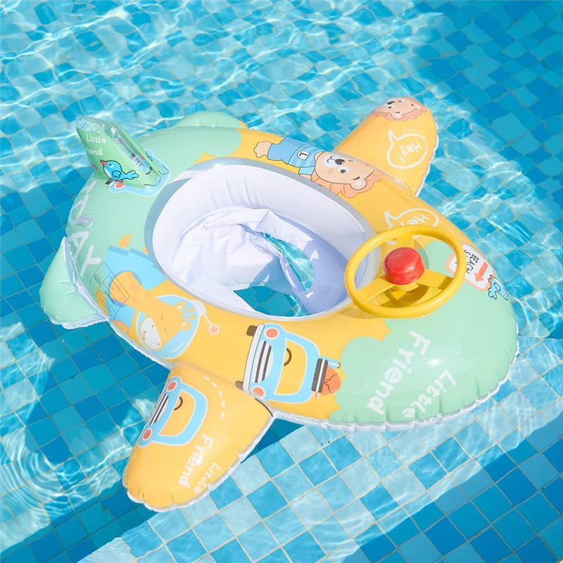 Swimming Float Baby Inflatable Floater with Steering Wheel and Horn