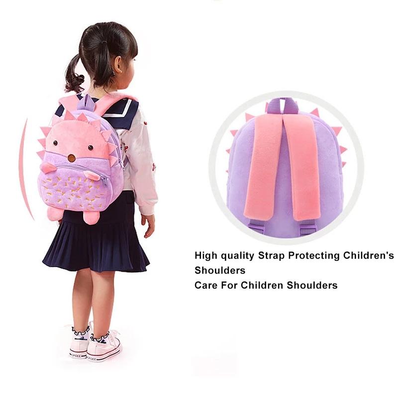 Kids Plush Backpack Animal Cartoon School Bags