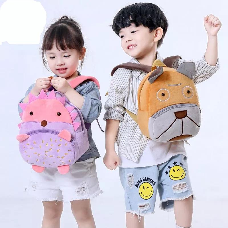 Kids Plush Backpack Animal Cartoon School Bags