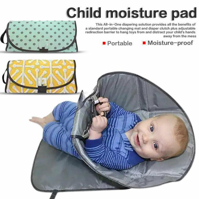 Baby Waterproof Diaper Nappy Changing Mat Organizer Bag