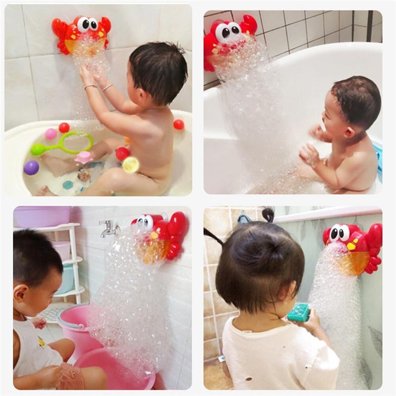 Bubble Machine Music Kids Bath Bubble Maker Bathroom Toy