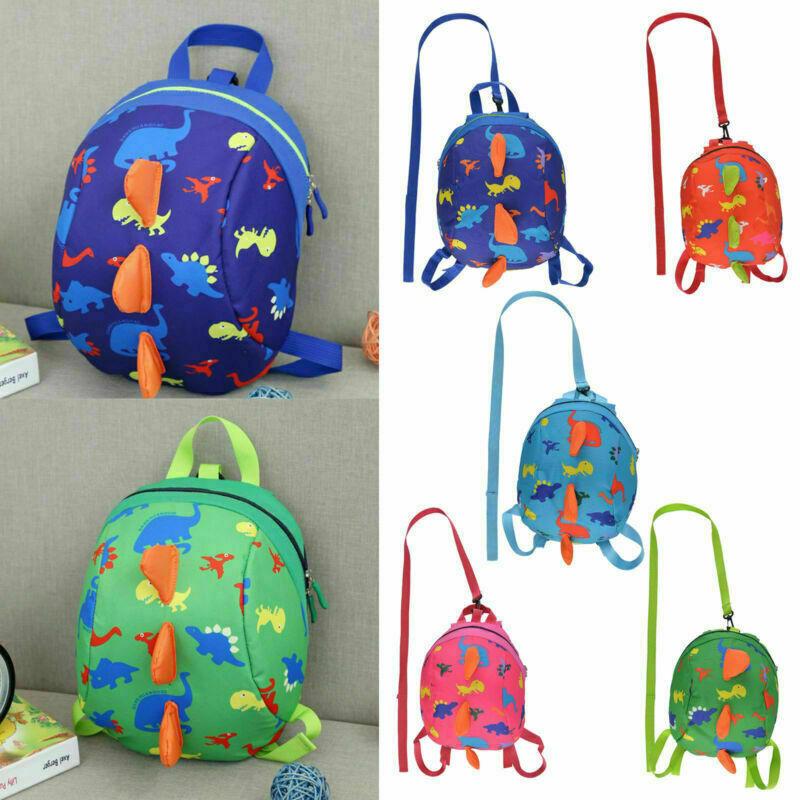 Cartoon Child Dinosaur Safety Anti-Lost Harness Strap Kids Bag Backpack