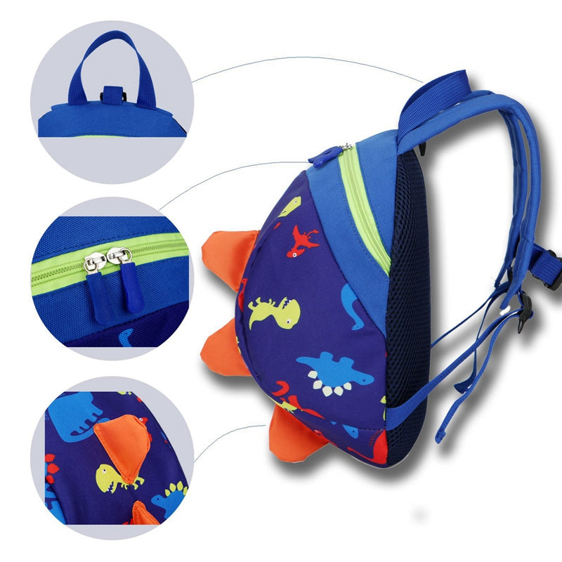 Cartoon Child Dinosaur Safety Anti-Lost Harness Strap Kids Bag Backpack