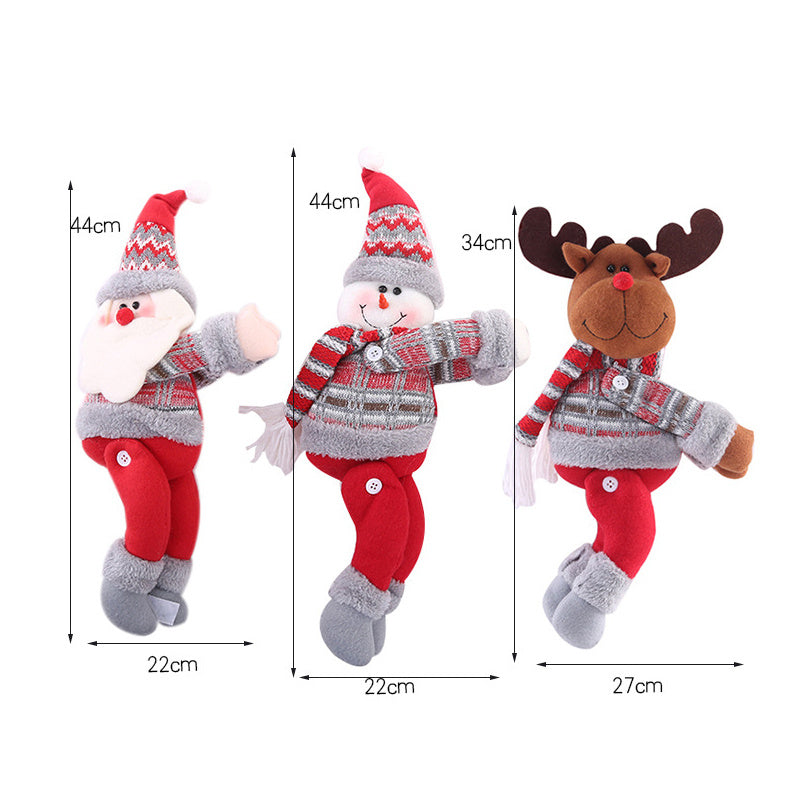 Adorable 3D Christmas Curtain Tiebacks – Santa, Snowman, Elk Designs Buckle Holdbacks