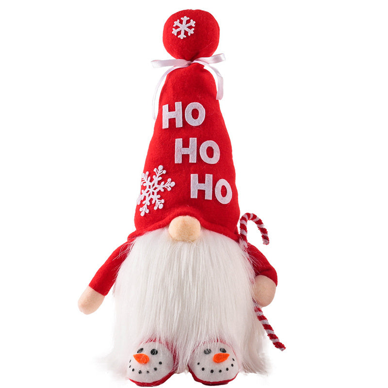 Christmas Gnomes Ornaments Glowing Luminous Plush Santa Dolls