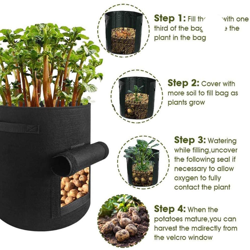 Waterproof DIY Potato Grow Home Garden Planter Bag