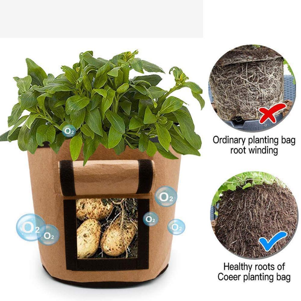 Waterproof DIY Potato Grow Home Garden Planter Bag