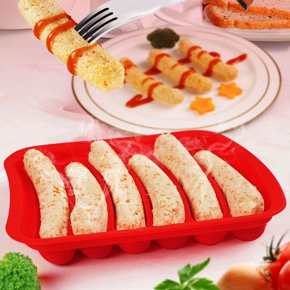 DIY Sausage Making Mold Silicone Burger Hot Dog Kitchen Maker Mould