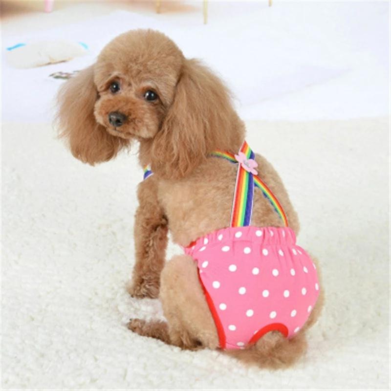 Dog Sanitary Pants Diaper Menstrual Suspender Underwear Pant