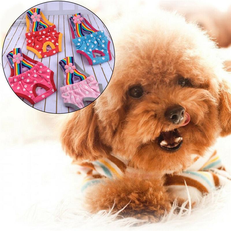 Dog Sanitary Pants Diaper Menstrual Suspender Underwear Pant