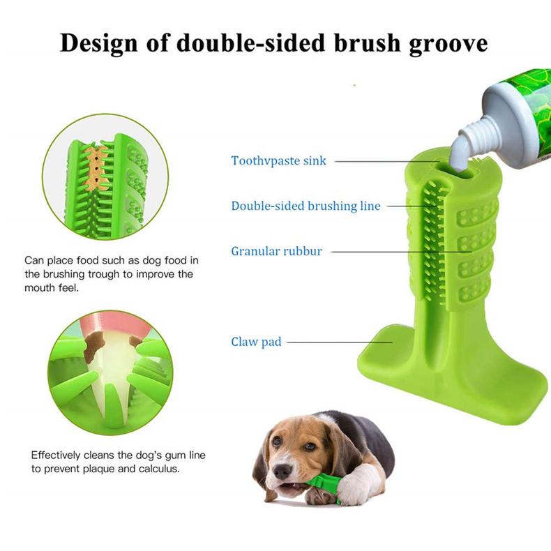 Dog Toothbrush Stick Chew Toys Dental Cleaning Massager