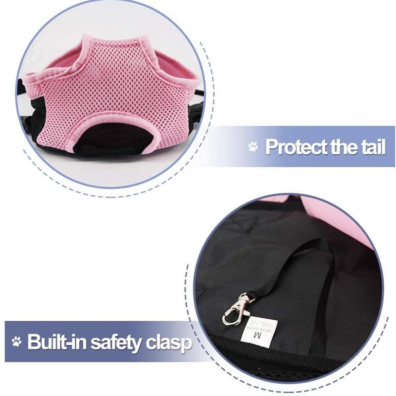 Durable Pet Dog Backpack Front Pack Chest Tote Carrier Net Bag