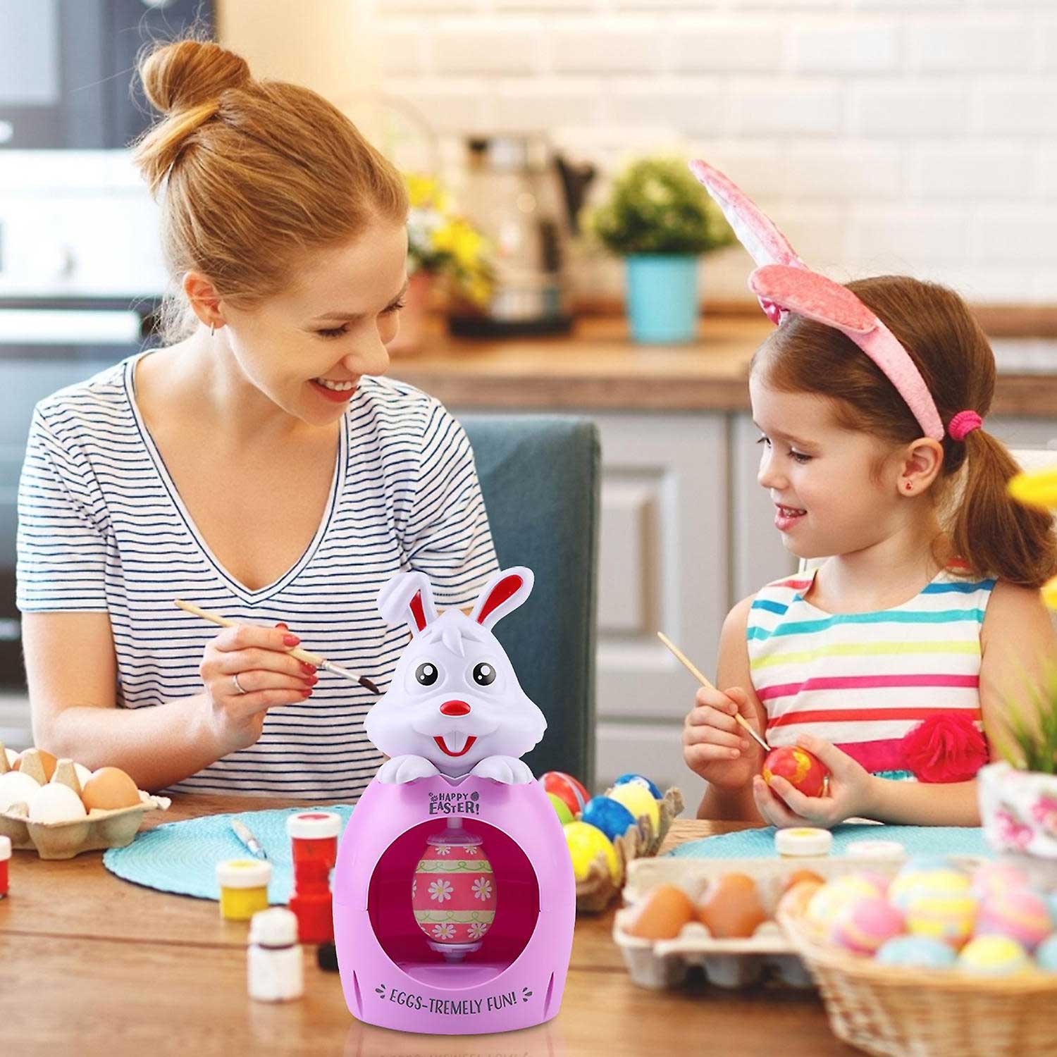 Easter Diy Egg Painting Machine Spinner with Music & Light