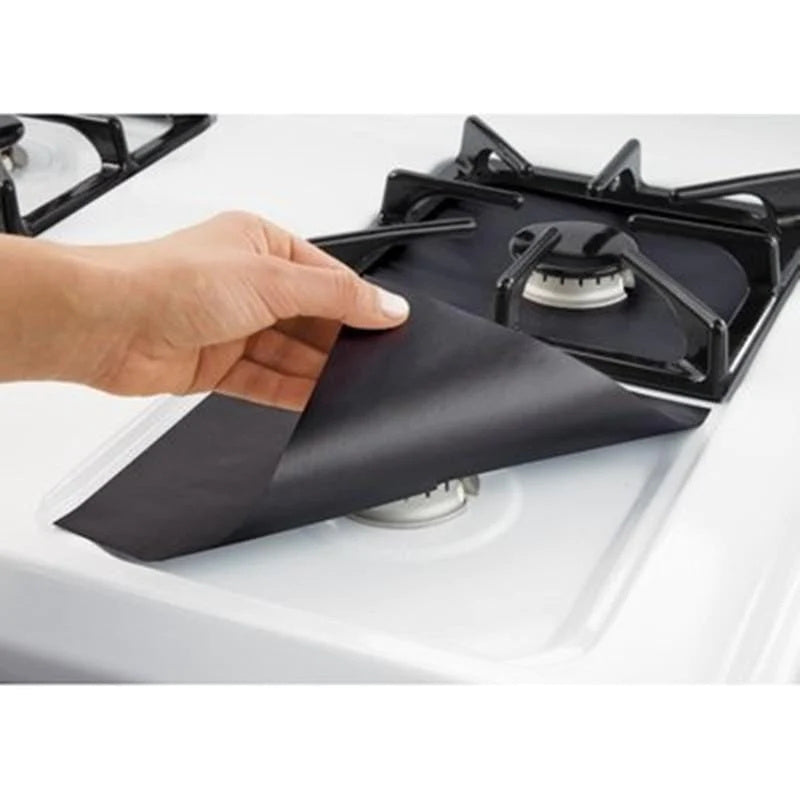 Non-stick Reusable Easy-Wipe Gas Stove Burner Covers Liners