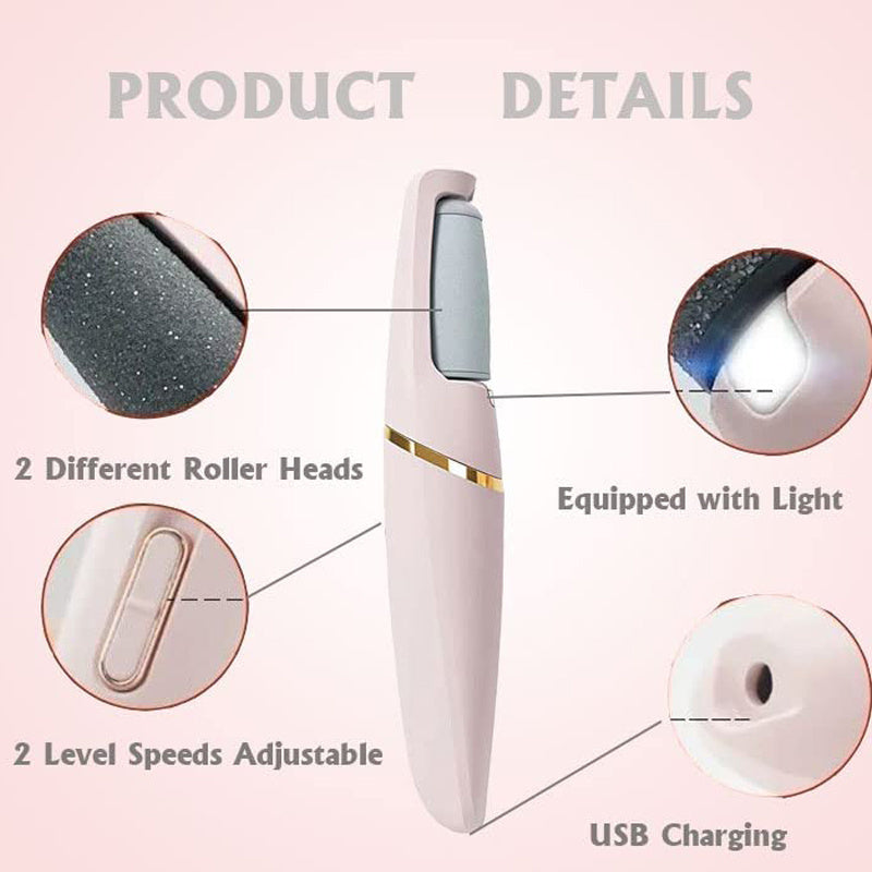 Electric Foot Callus Remover USB Rechargeable Foot File Pedicure Tool