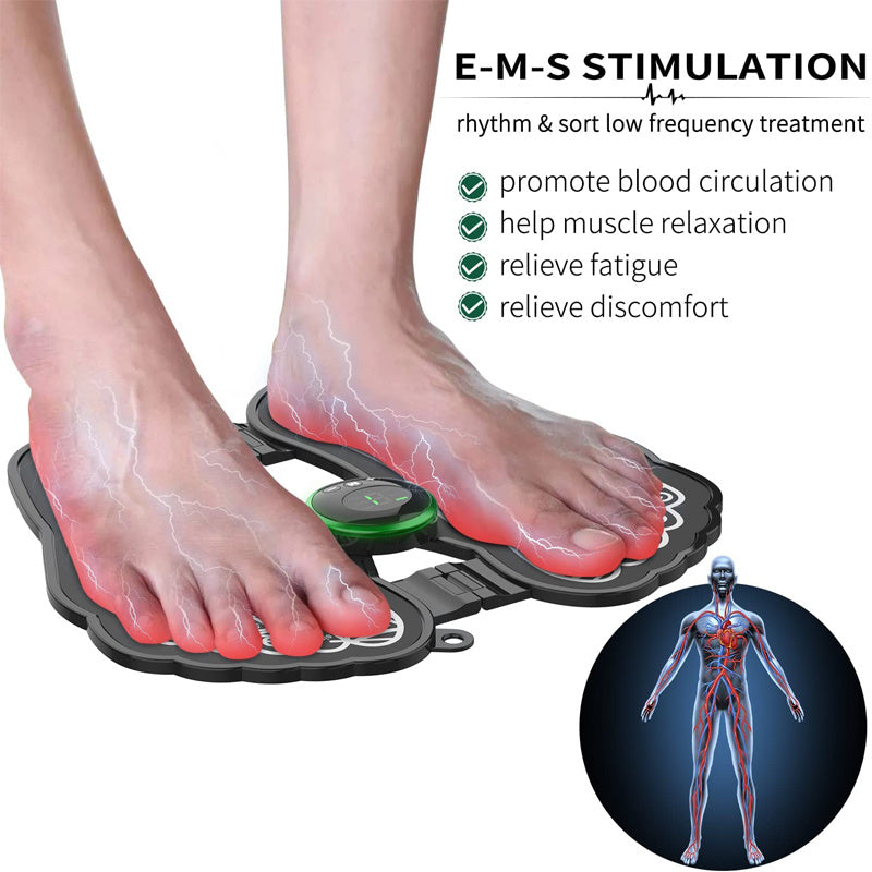 Electric Feet Pad Acupuncture Massager Legs Circulation Machine