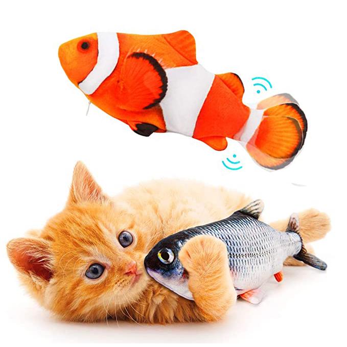 Electric Movable Dancing Fish Cat Fun Toy