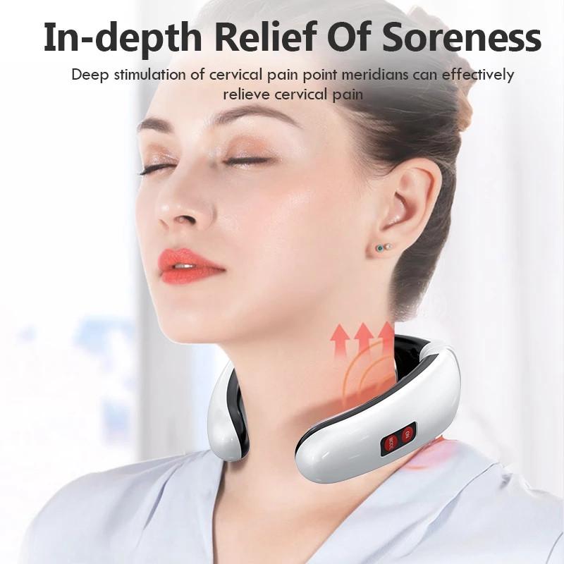 Electric Neck Massager Pulse Back 6 Modes