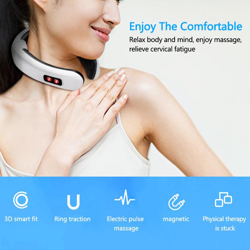 Electric Neck Massager Pulse Back 6 Modes