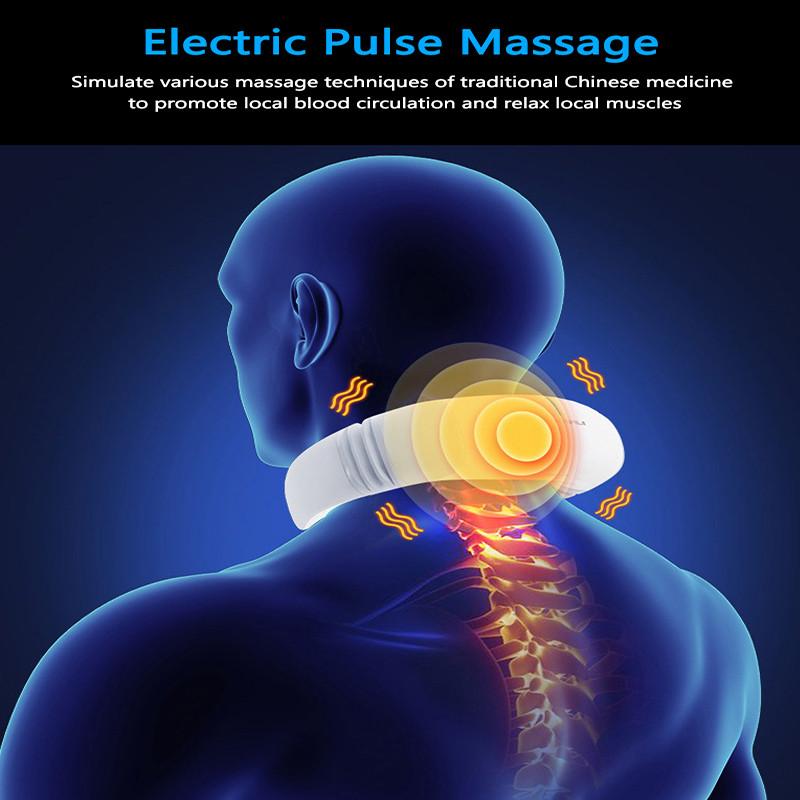 Electric Neck Massager Pulse Back 6 Modes