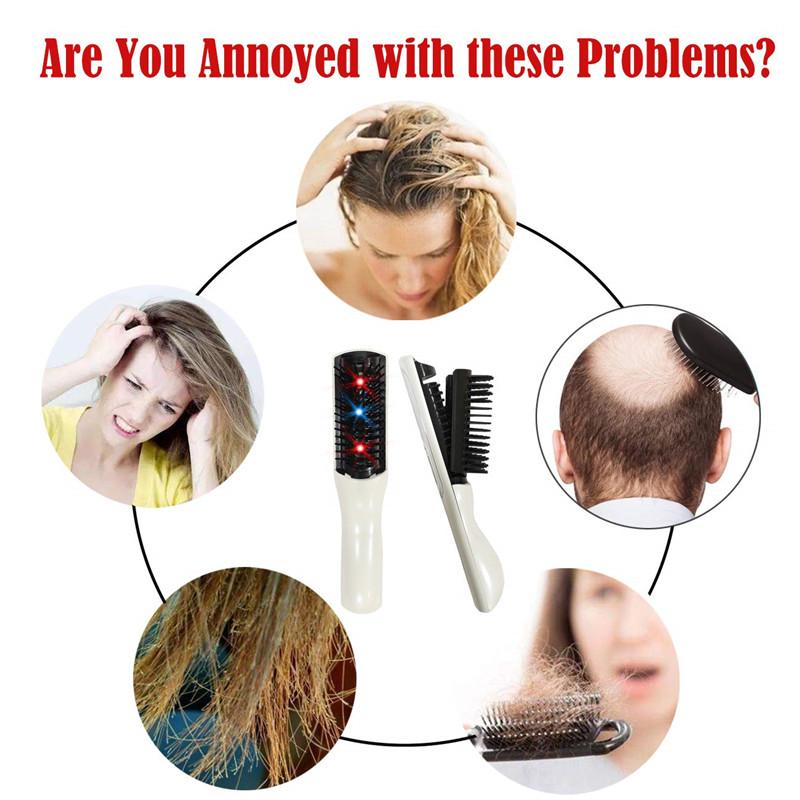 Electric Scalp Massager Comb Infrared Hair Brush