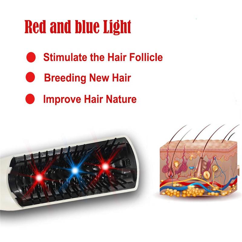 Electric Scalp Massager Comb Infrared Hair Brush