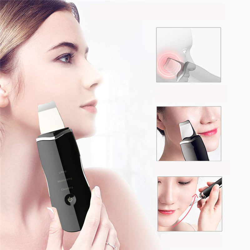 Electronial Ultrasonic Skin Scrubber Facial Pores Remover