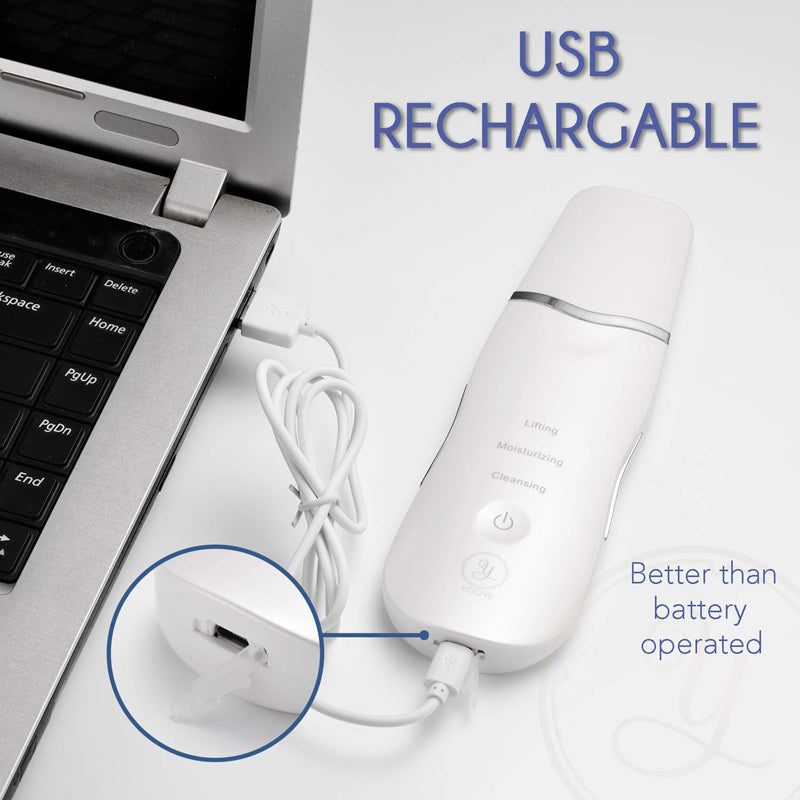 Electronial Ultrasonic Skin Scrubber Facial Pores Remover