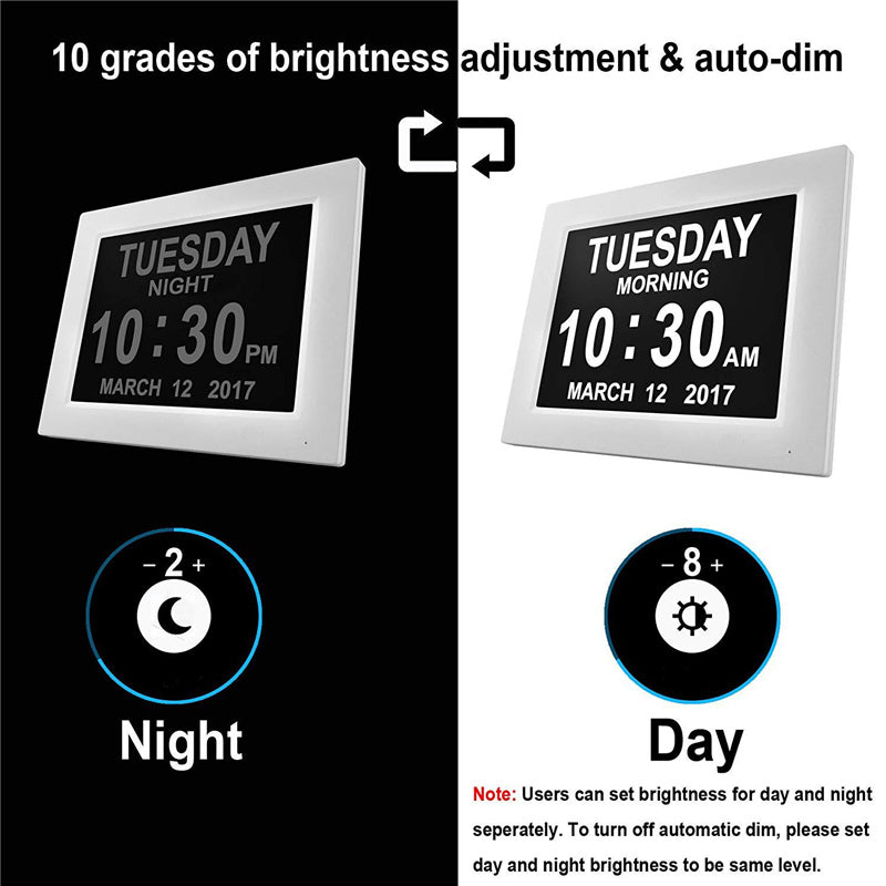 Extra-Large Digital Clock for Impaired Vision