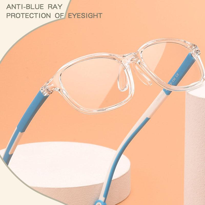 Fashionable Glasses Kids Blue Light Anti Glare Filter Children Eyeglasses