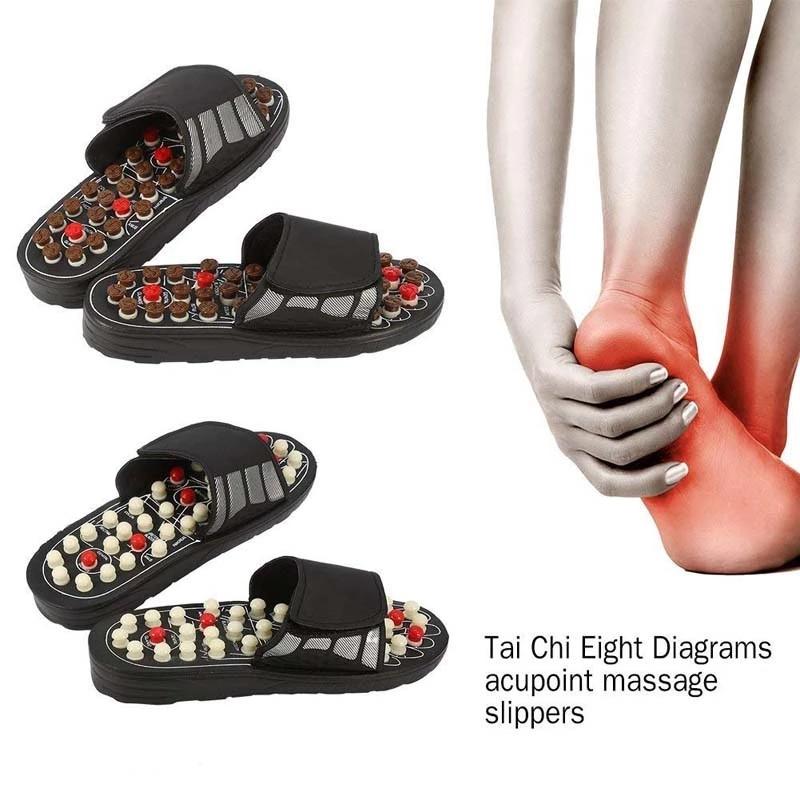 Feet Massage Slippers Foot Reflexology Acupuncture Therapy Massager