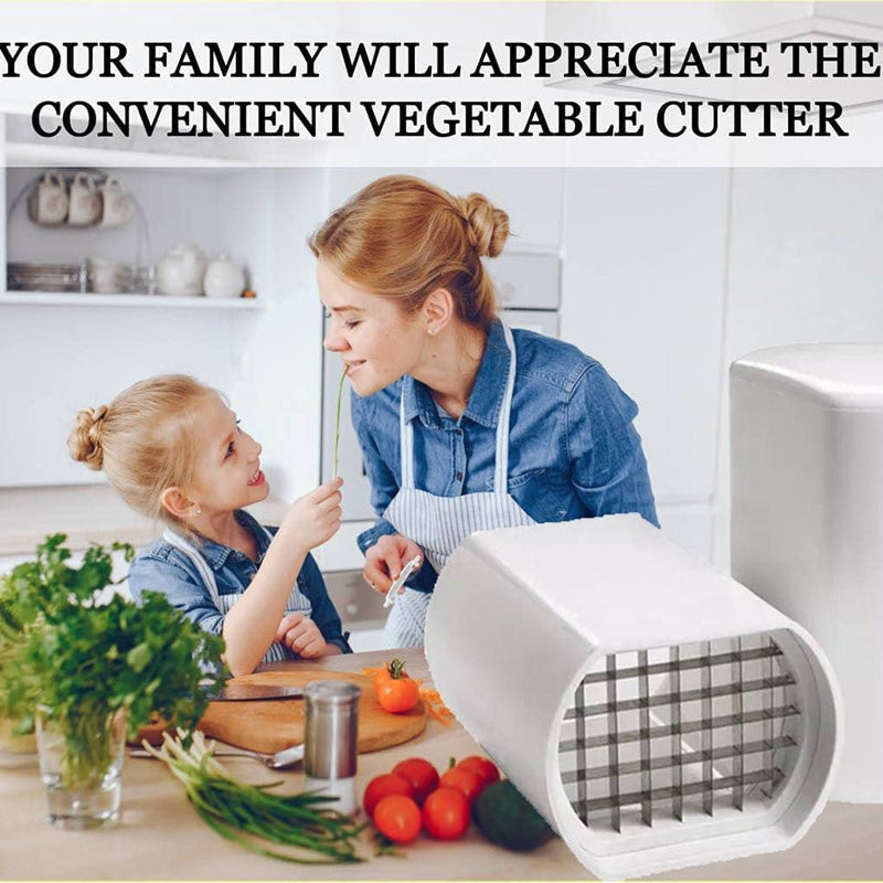 Perfect French Fries, Fruit, and Vegetable Cutter Slicer Chopper
