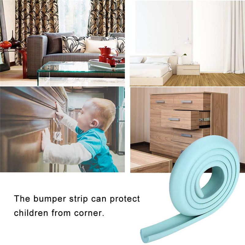 2M Kids Baby Safety Rubber Bumper Protectors Table Edge Corner Guard Strip