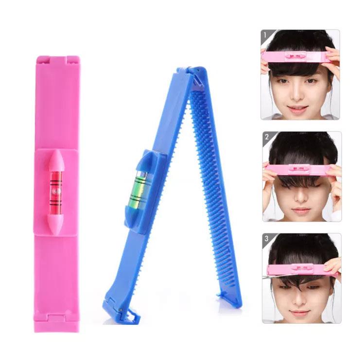 Hair Bang Level Ruler Clipper Home Hair Cutting Tool Kit